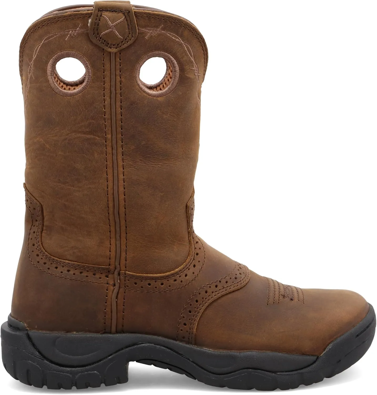 Twisted X Women's 9" All Around Work Boot - Versatile Women's Western Work Boots - Water Resistant Oiled Leather Shaft, Made for Barn Use