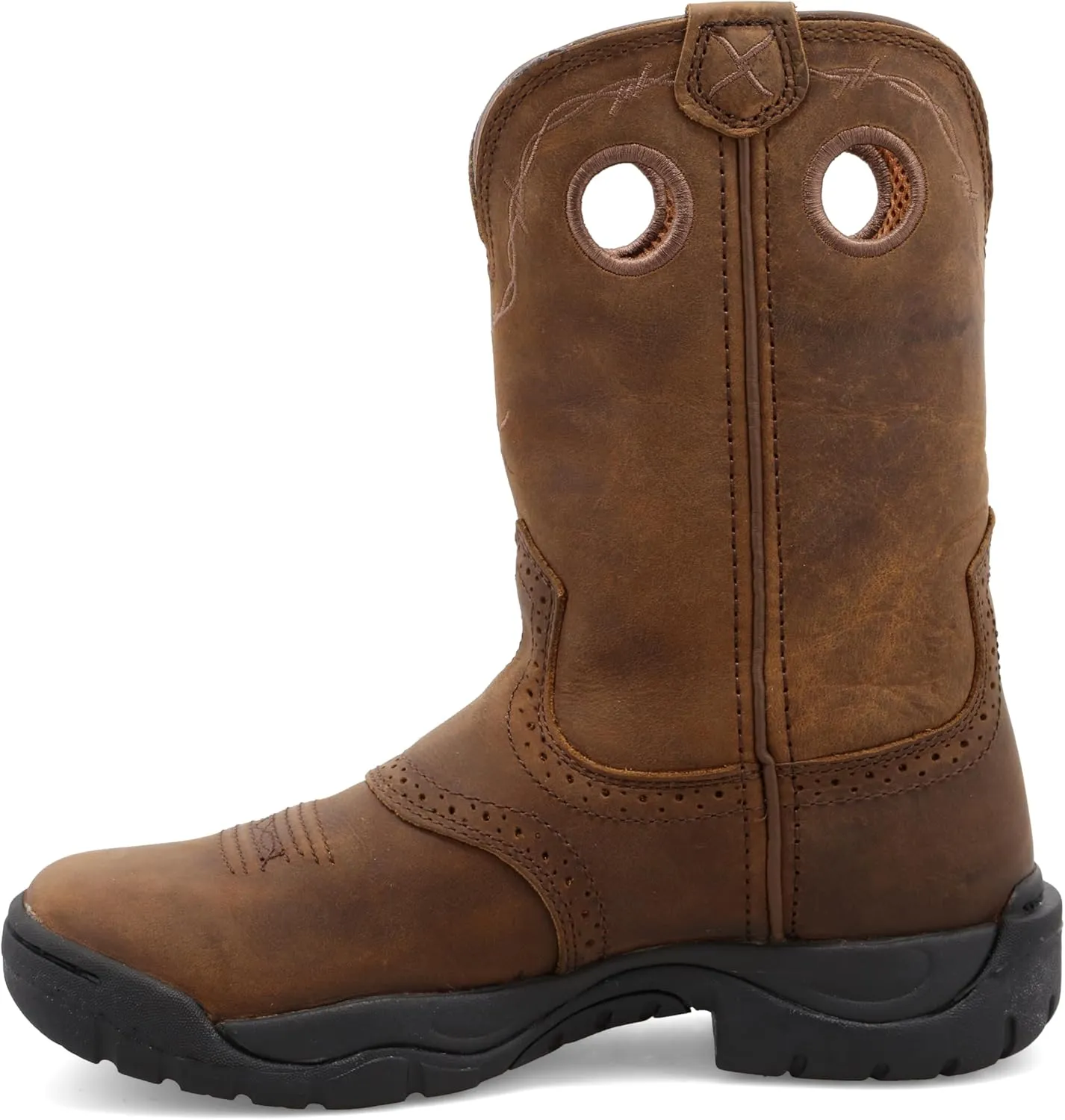 Twisted X Women's 9" All Around Work Boot - Versatile Women's Western Work Boots - Water Resistant Oiled Leather Shaft, Made for Barn Use