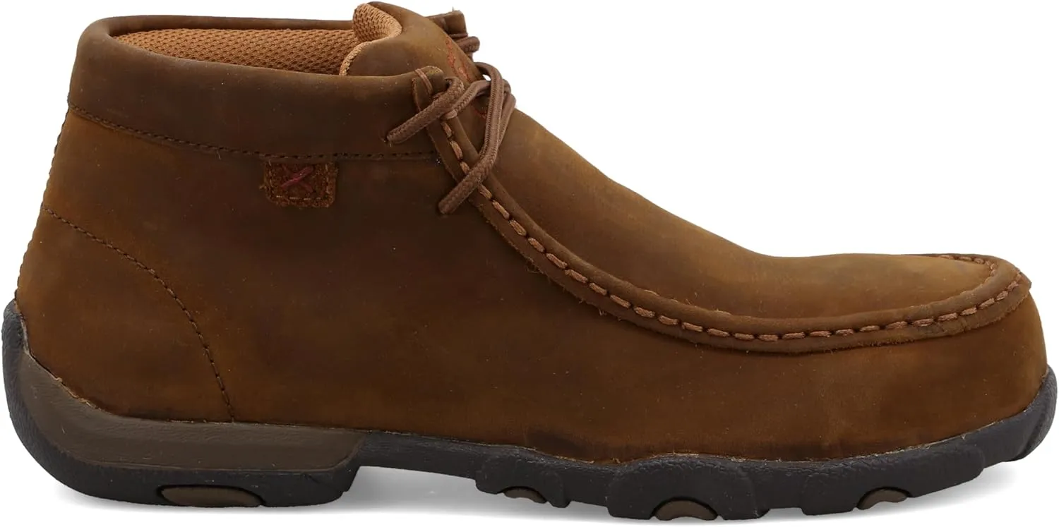 Twisted X Women's Distressed Saddle Steel Toe Driving Mocs