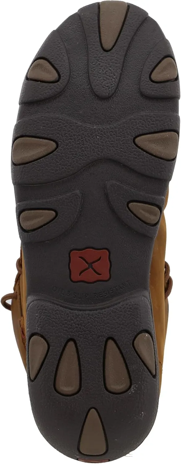 Twisted X Women's Distressed Saddle Steel Toe Driving Mocs