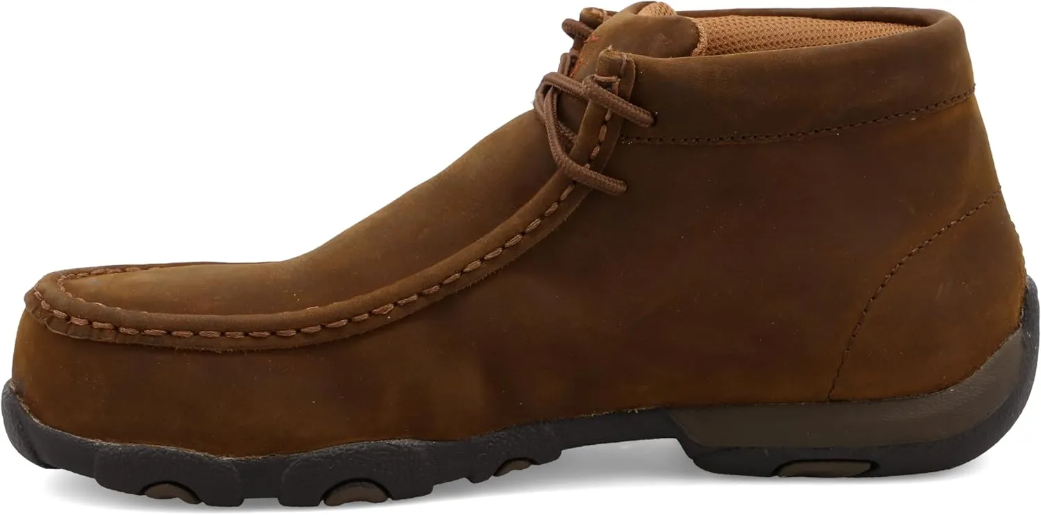 Twisted X Women's Distressed Saddle Steel Toe Driving Mocs