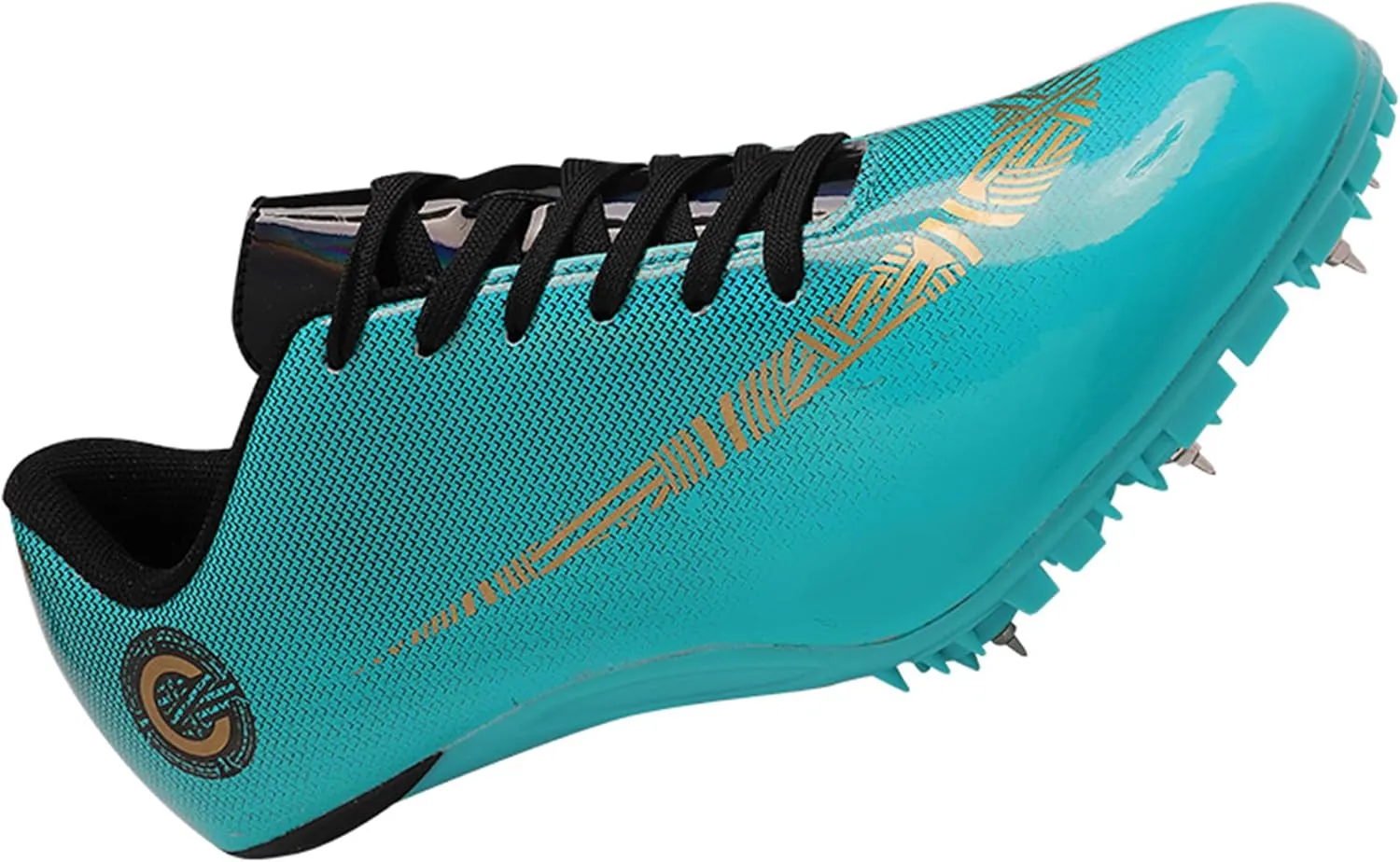 UYO Men's Track Shoes Spikes Sprint Sneakers Athletic Race Jumping Breathable Training Lightweight Track Cleats for Men