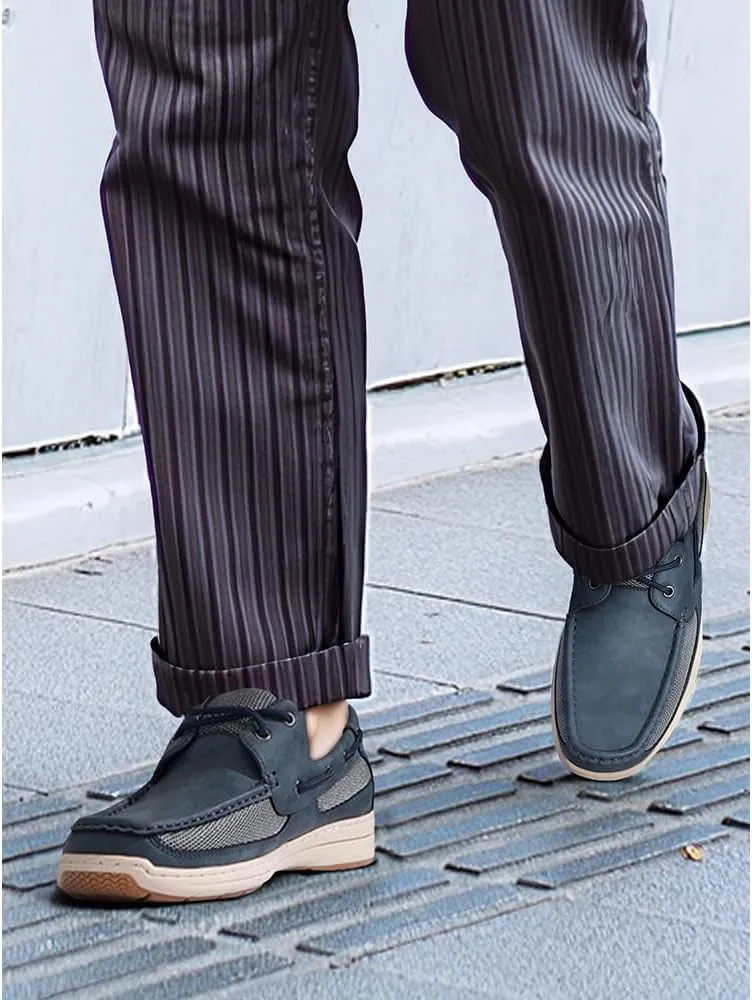 Vostey Men's Boat Shoes Slip On Stylish Casual Loafers Deck Shoes for Men