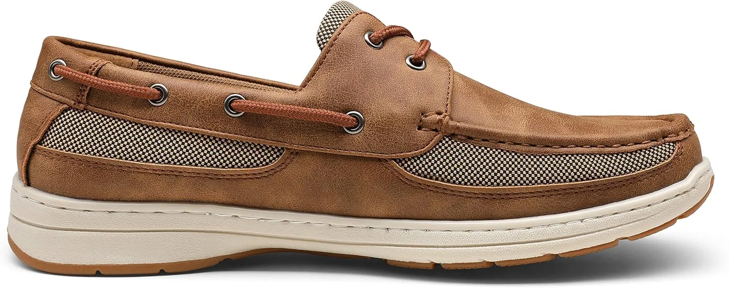 Vostey Men's Boat Shoes Slip On Stylish Casual Loafers Deck Shoes for Men