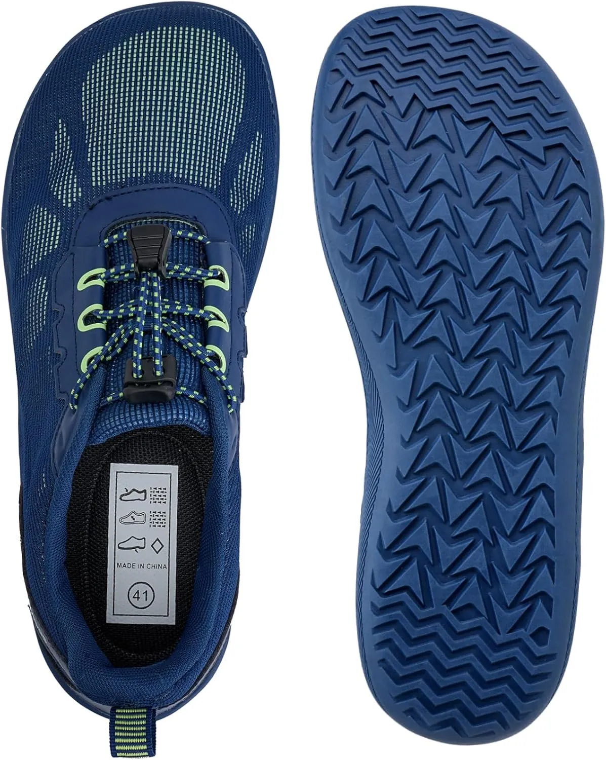 WateLves Wide Water Shoes Womens Mens Barefoot Beach Shoes Zero Drop Minimalist Breathable Mesh Walking Sneakers