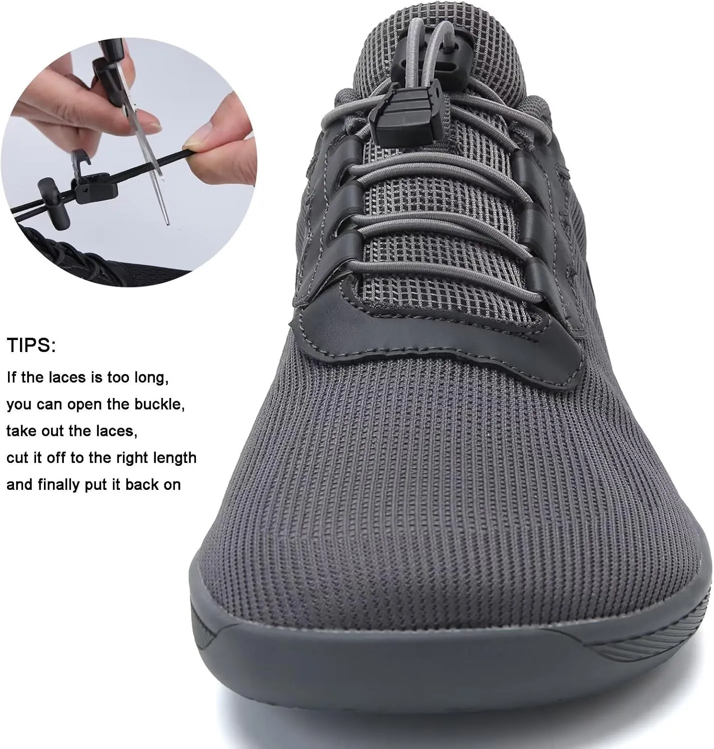 WateLves Wide Water Shoes Womens Mens Barefoot Beach Shoes Zero Drop Minimalist Breathable Mesh Walking Sneakers