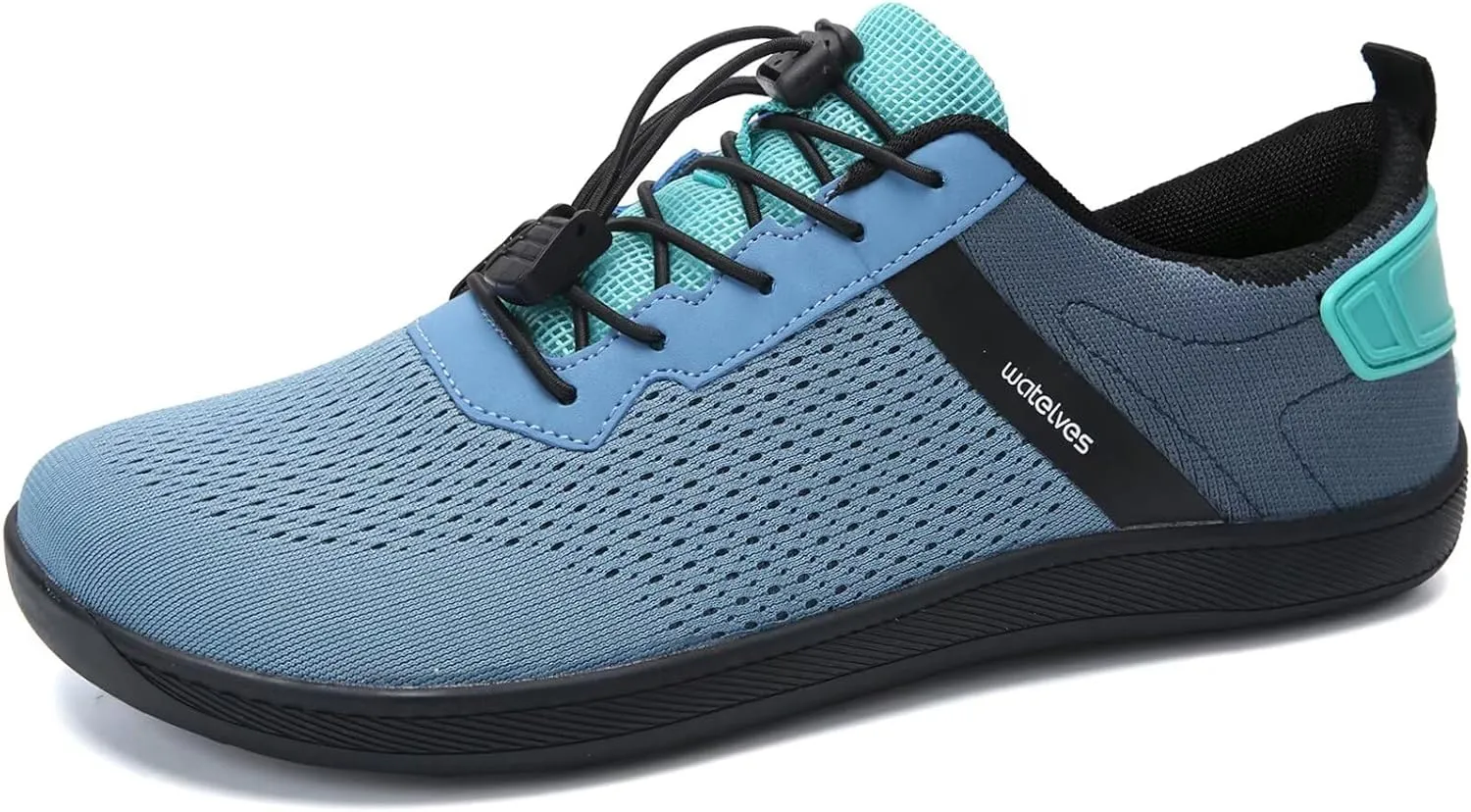 WateLves Wide Water Shoes Womens Mens Barefoot Beach Shoes Zero Drop Minimalist Breathable Mesh Walking Sneakers