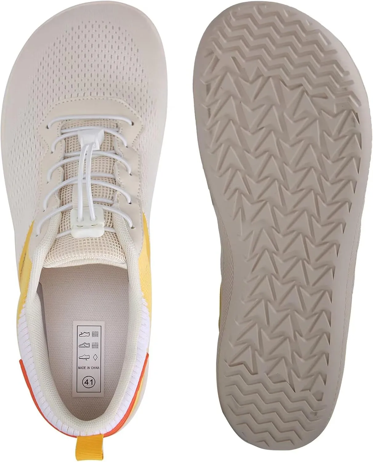 WateLves Wide Water Shoes Womens Mens Barefoot Beach Shoes Zero Drop Minimalist Breathable Mesh Walking Sneakers