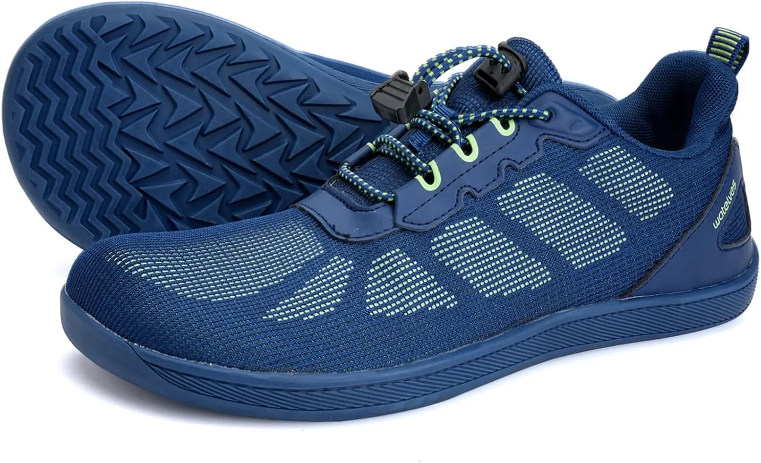WateLves Wide Water Shoes Womens Mens Barefoot Beach Shoes Zero Drop Minimalist Breathable Mesh Walking Sneakers