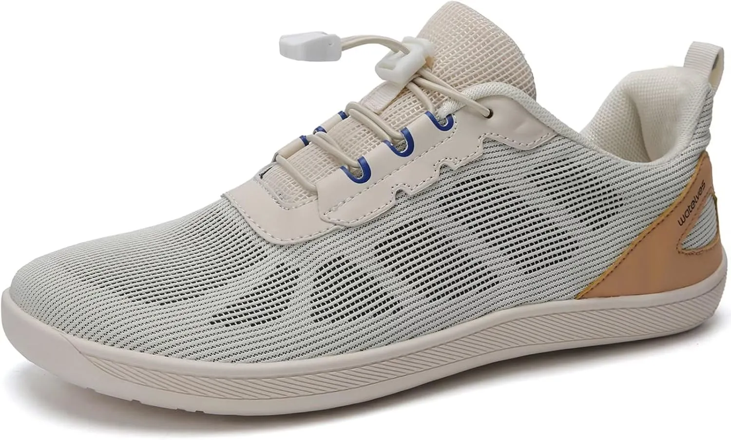 WateLves Wide Water Shoes Womens Mens Barefoot Beach Shoes Zero Drop Minimalist Breathable Mesh Walking Sneakers