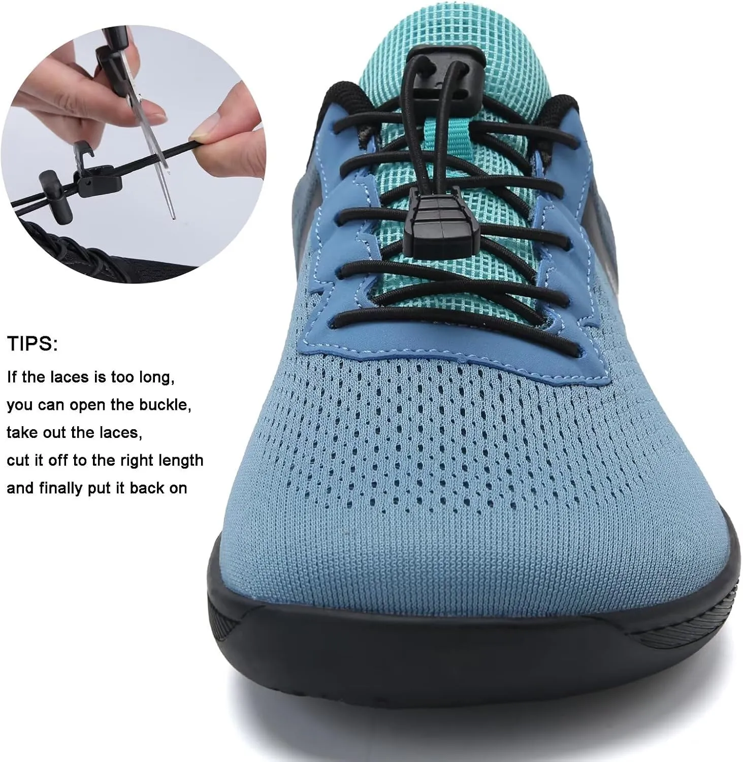 WateLves Wide Water Shoes Womens Mens Barefoot Beach Shoes Zero Drop Minimalist Breathable Mesh Walking Sneakers