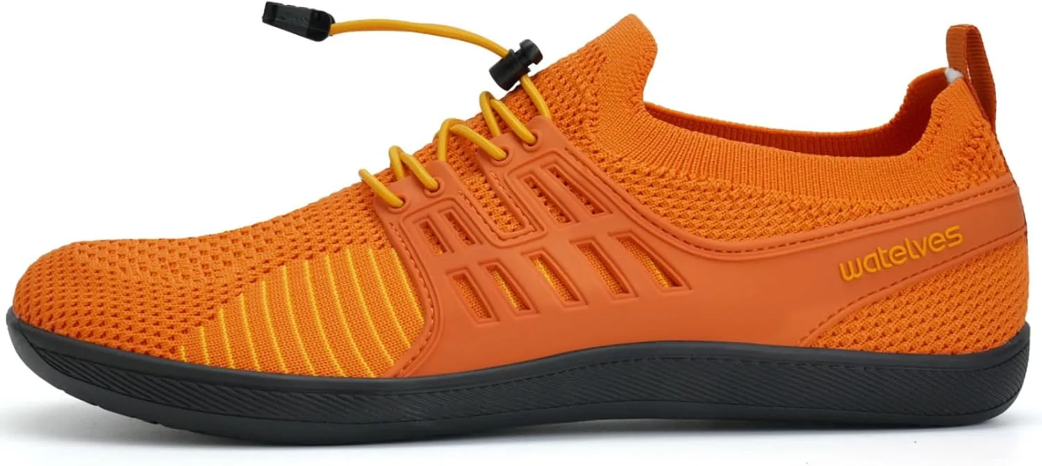 WateLves Wide Water Shoes Womens Mens Barefoot Zero Drop Shoes Beach Walking Sneakers