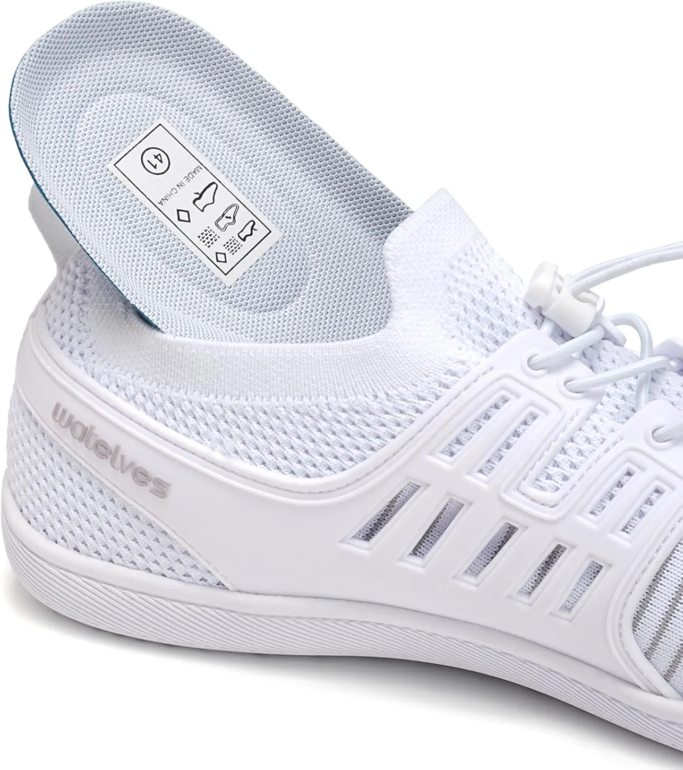 WateLves Wide Water Shoes Womens Mens Barefoot Zero Drop Shoes Beach Walking Sneakers