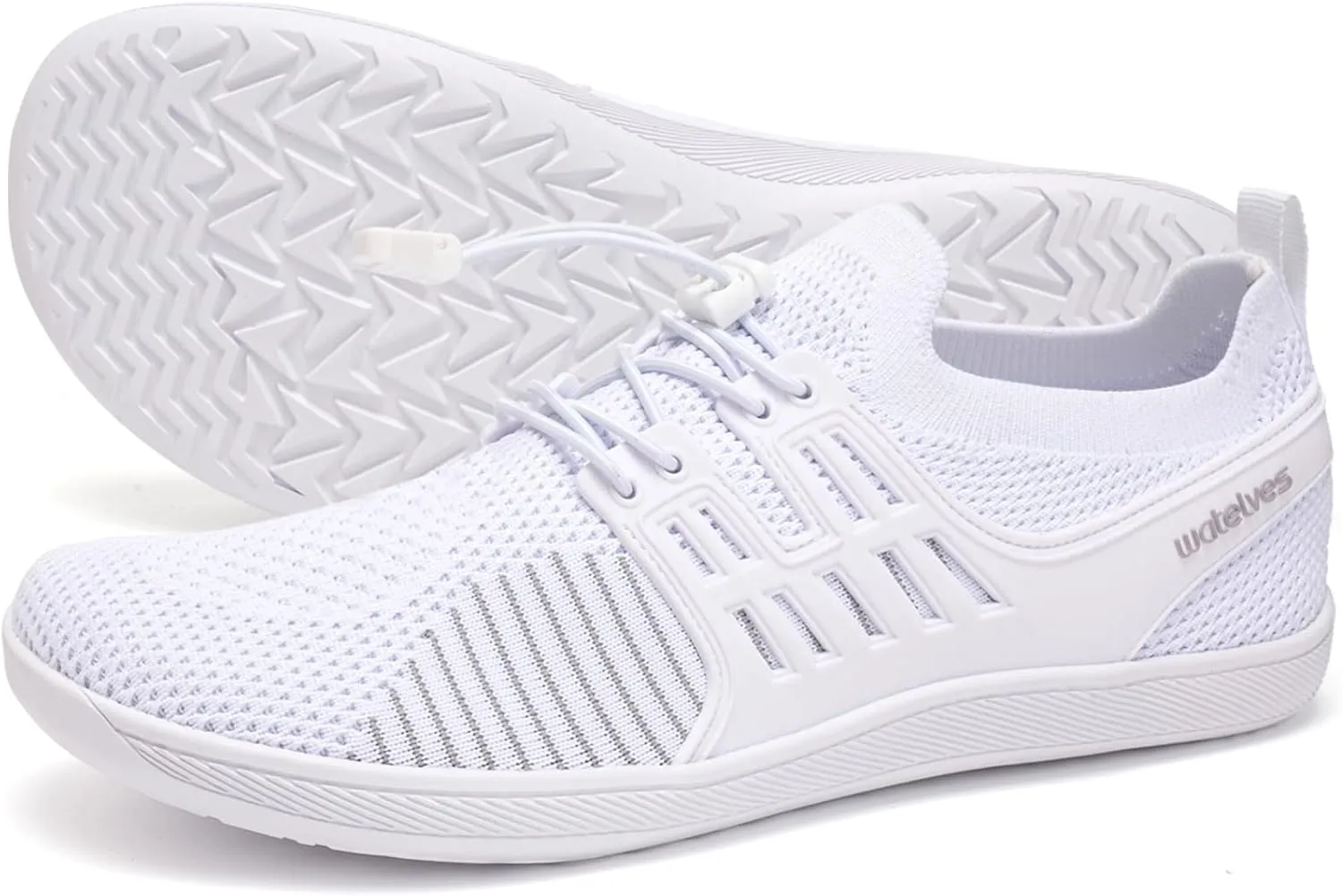 WateLves Wide Water Shoes Womens Mens Barefoot Zero Drop Shoes Beach Walking Sneakers