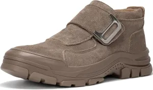 Welding Work Boots for Men Slip on Steel Toe Shoes for Men Soft Comfortable Safety Boots Mens Work Boots Indestructible Puncture Proof Construction Boots for Men Safety Toe Footwear for Welder