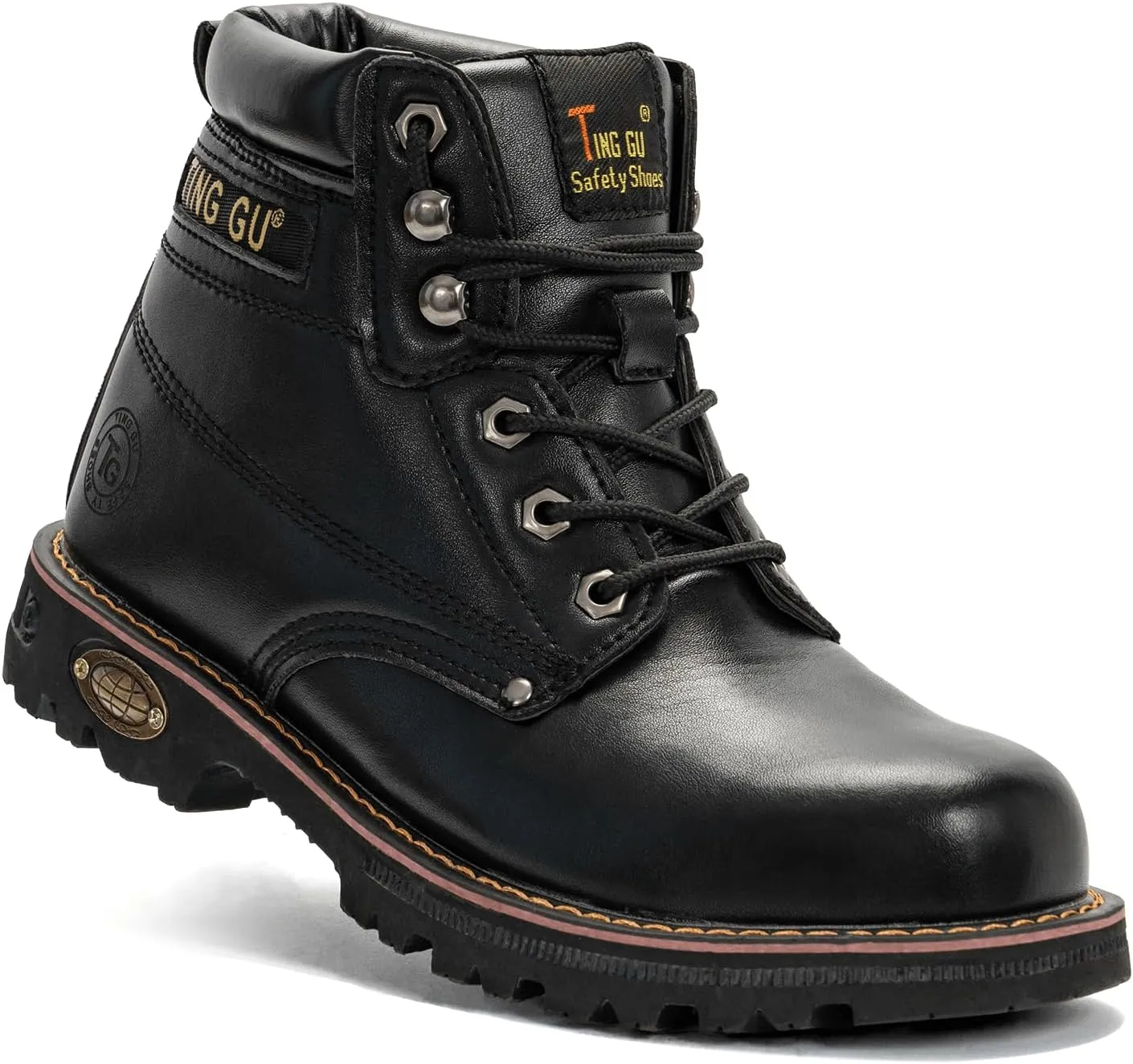Welding Work Boots for Men Women Slip on Steel Toe Safety Shoes Comfortable Indestructible Work Boots Puncture Proof Lightweight Breathable Construction Shoes
