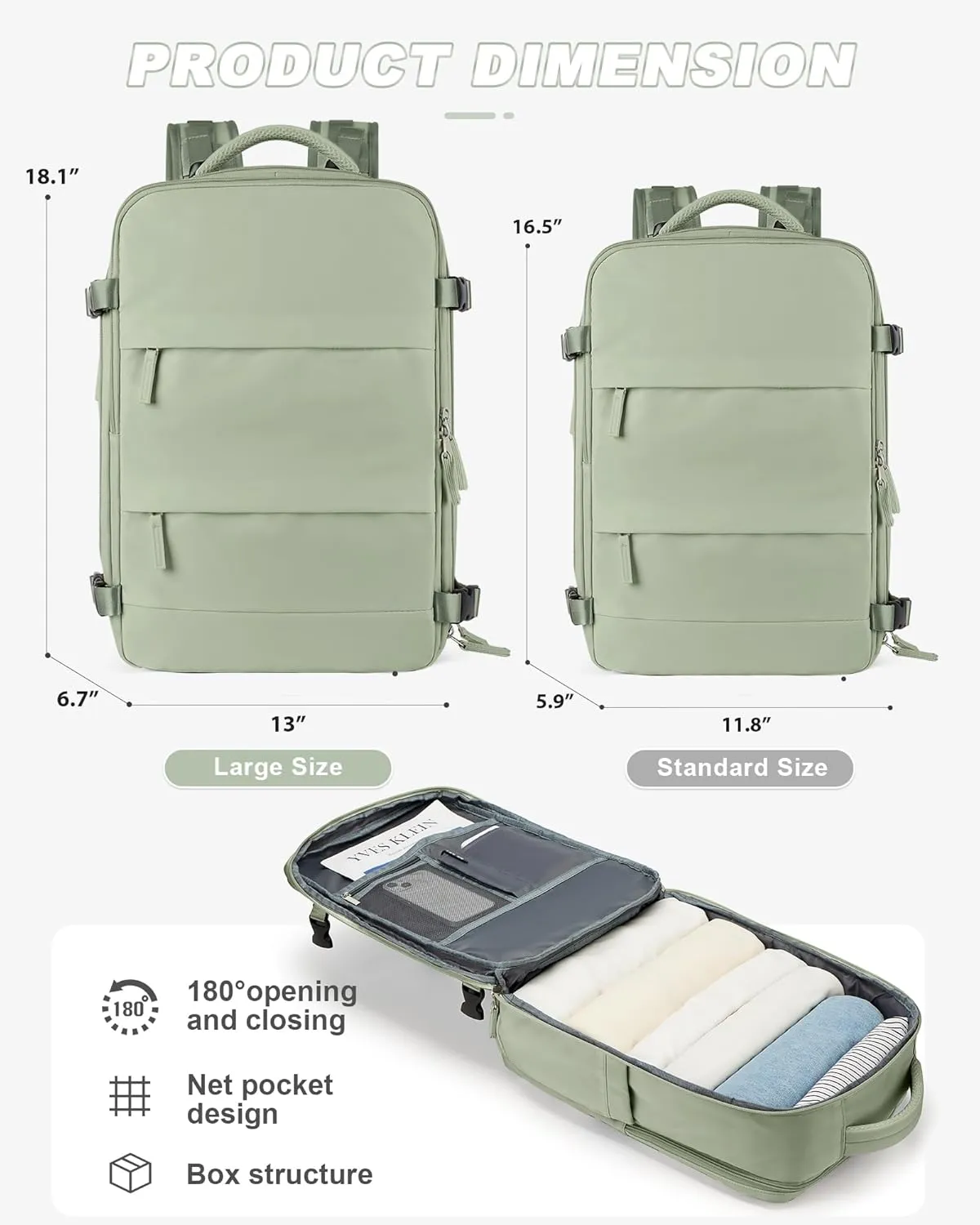 wepadre Large Travel Backpack For Women Men Personal Item Travel Bag Gym Bag With Shoe Compartment Travel Backpack Carry On Flight Approved College Laptop Backpack Travel Essentials