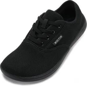 WHITIN Men's Wide Canvas Barefoot Sneakers | Zero Drop Sole | Minimalist Footwear