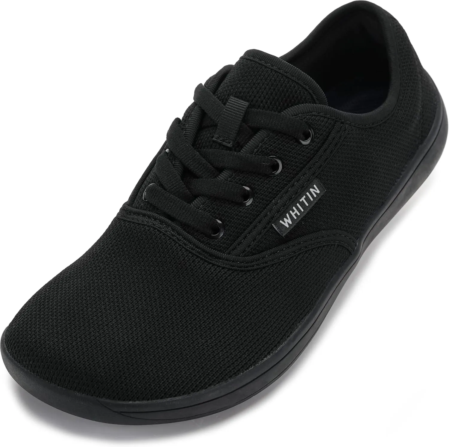 WHITIN Men's Wide Canvas Barefoot Sneakers | Zero Drop Sole | Minimalist Footwear