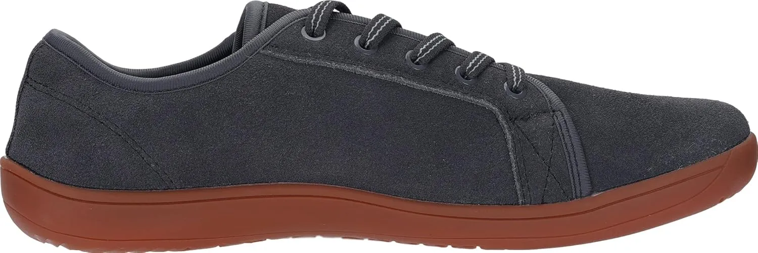 WHITIN Men's Wide Genuine Leather Barefoot Shoes | Minimalist Fashion Sneakers | Zero Drop Sole
