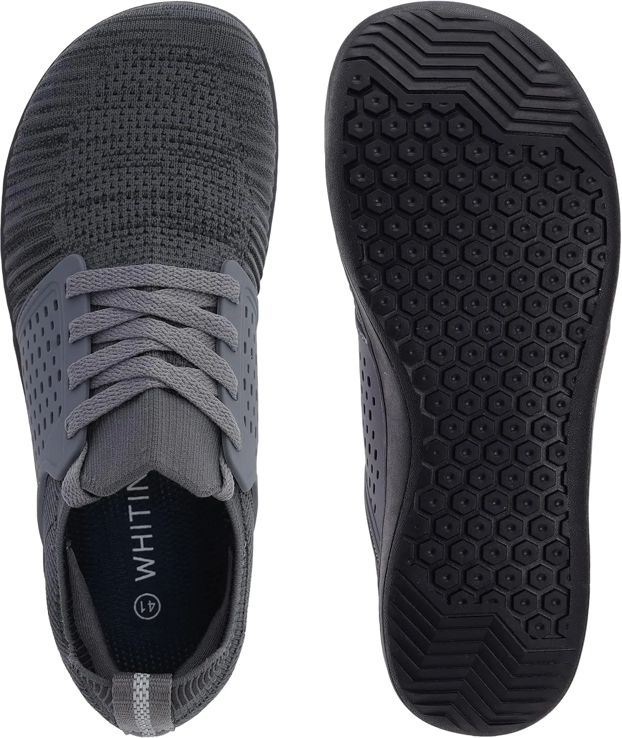 WHITIN Men's Wide Minimalist Barefoot Sneakers | Zero Drop | Midfoot Stability