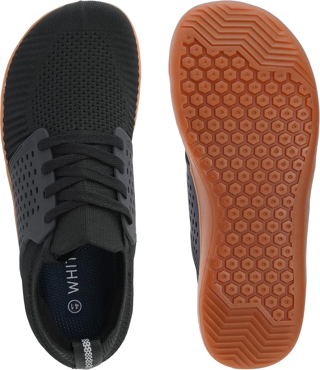 WHITIN Men's Wide Minimalist Barefoot Sneakers | Zero Drop | Midfoot Stability