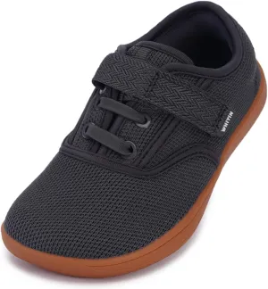 WHITIN Toddler/Little Kids Wide Toe Box Barefoot Shoes   Minimalist Sneakers for Boys Girls   Zero Drop Sole