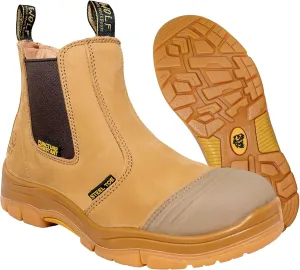 WOLF Work Boot | 100% Genuine Upper Leather | Oil, Slip, Heat, Chemical, Impact, Puncture Resistant | Electrical Hazards | Non-Slip Rubber Sole