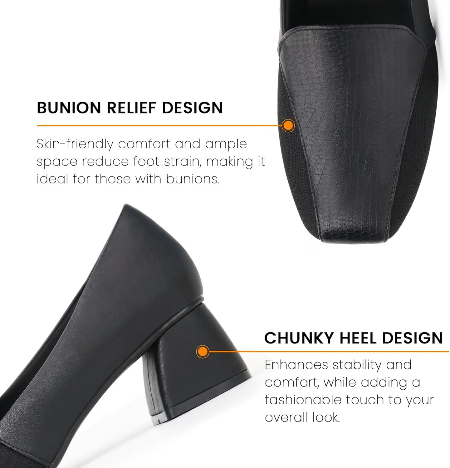 Women Bunion Shoes Orthopedic Dress Shoes Platform Loafers