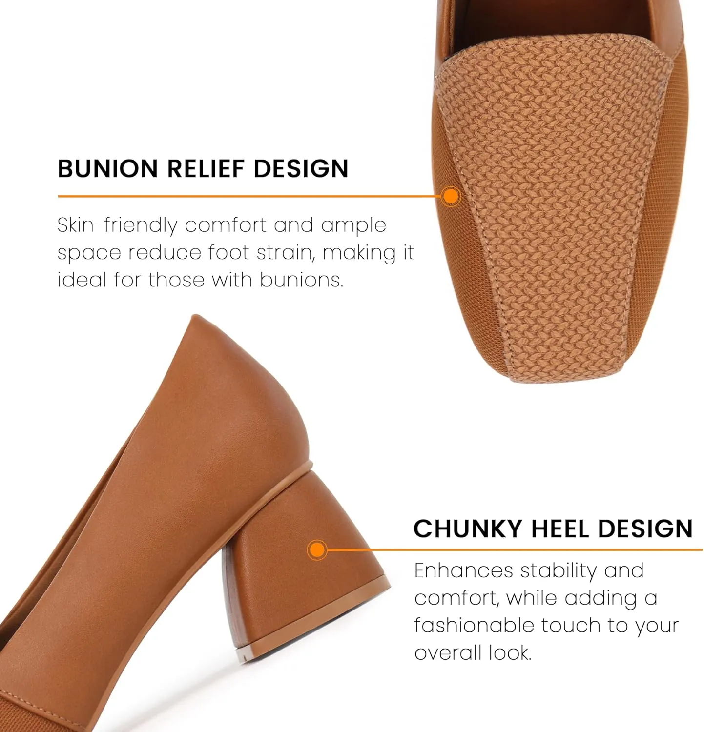 Women Bunion Shoes Orthopedic Dress Shoes Platform Loafers
