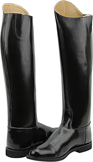 Women Ladies Decent Dress Dressage Boots Pull On Riding English Equestrian Black