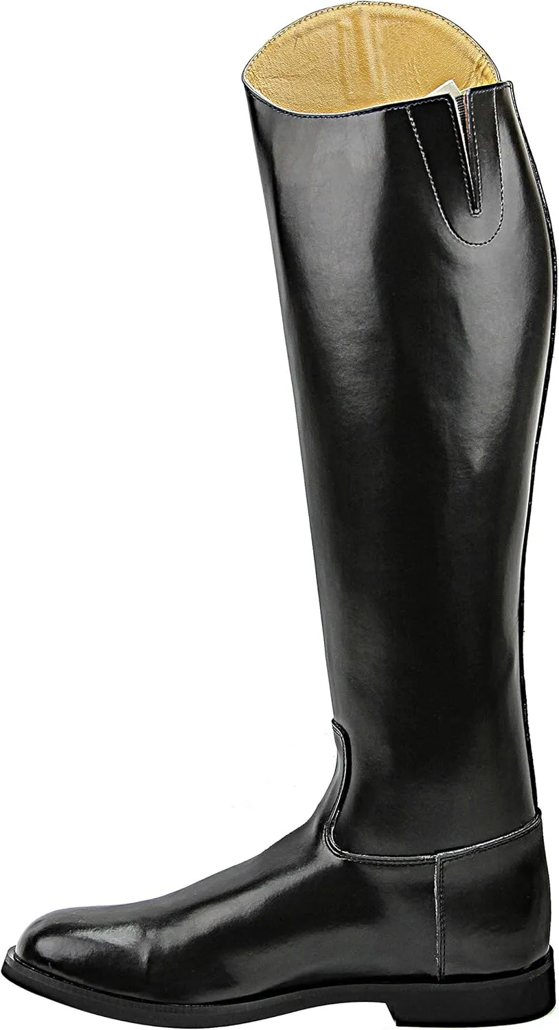 Women Ladies Decent Dress Dressage Boots Pull On Riding English Equestrian Black