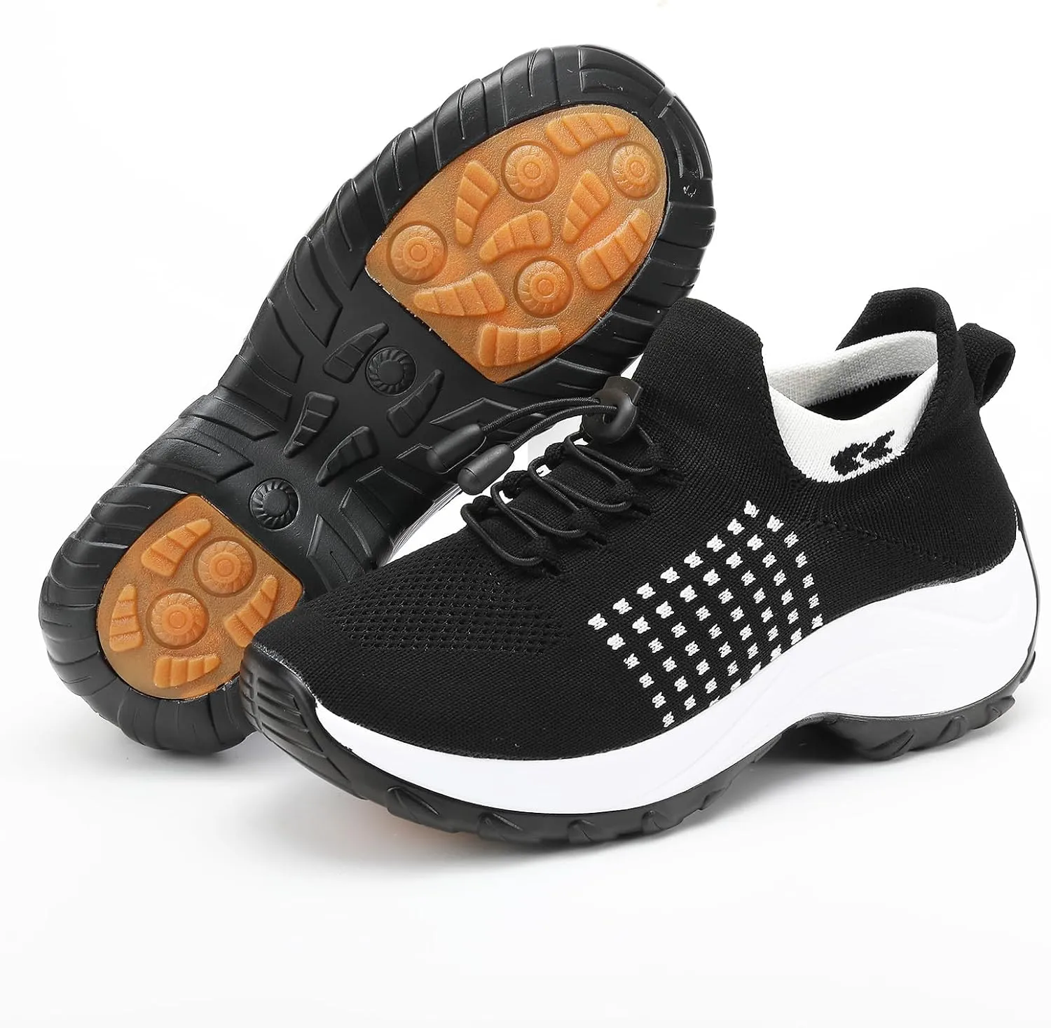 Women Walking Shoes Breathable Orthopedic Sneakers Comfortable Air Cushion Ortho Plantar Fasciitis Slip on Comfort Wear Ladies Walking Shoes Casual Athletic Workout Sneaker