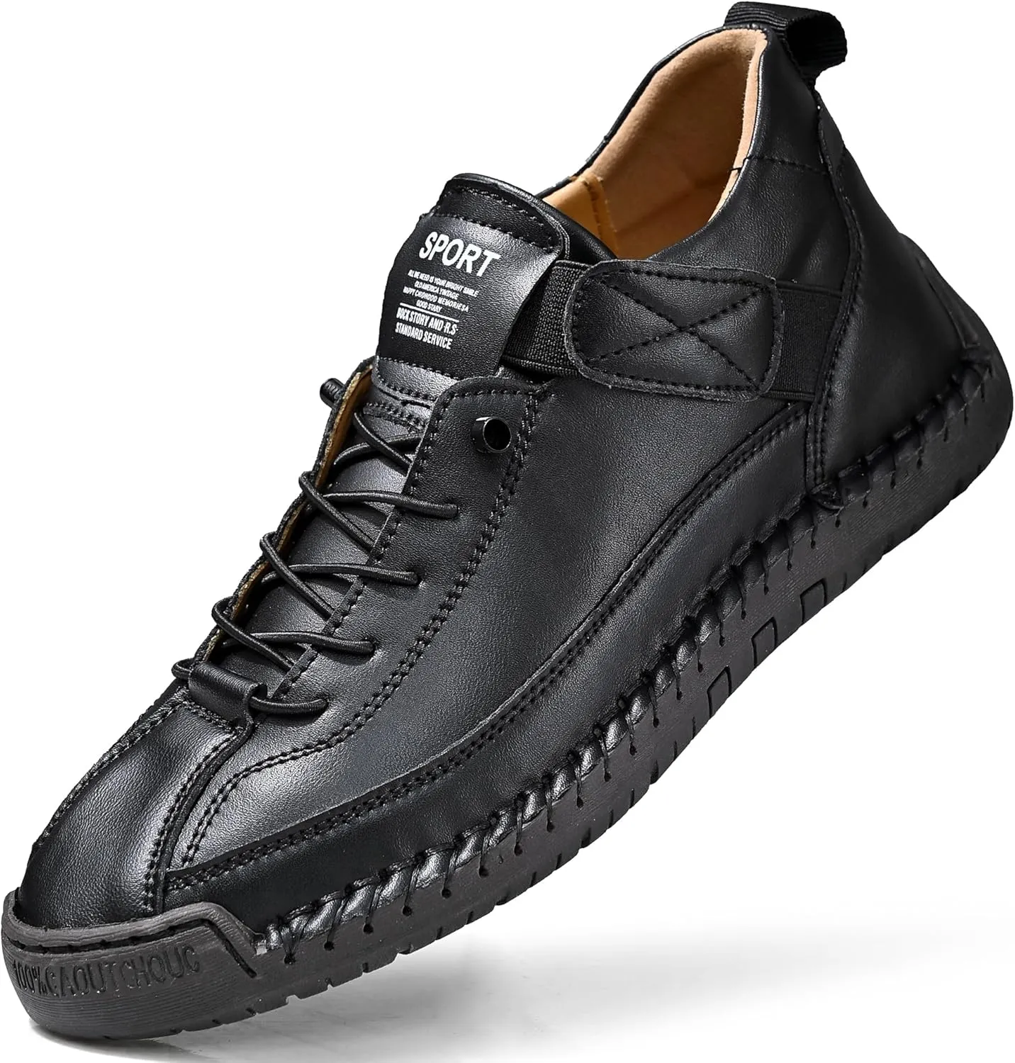 Womens Casual Shoes Ankle Chukka Boots Slip On Breathable Loafers Handmade Fashion Sneakers Mid top Walking Driving Flats Shoes