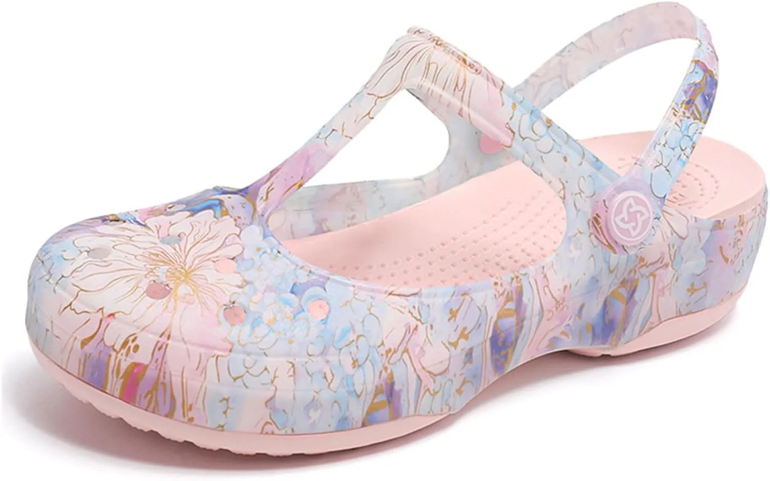 Women's Classic Garden Clogs,Thick-Soled Non-Slip Baotou Casual Slip-On Water Sandals,Lndoor and Outdoor Beach Slippers.