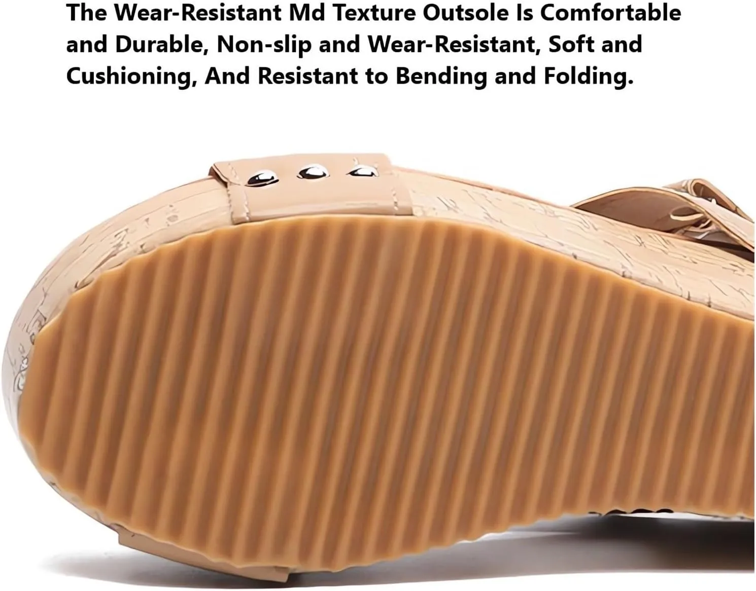 Womens Comfy Wedge Orthopedic Sandals Summer Platform Cork Wedges