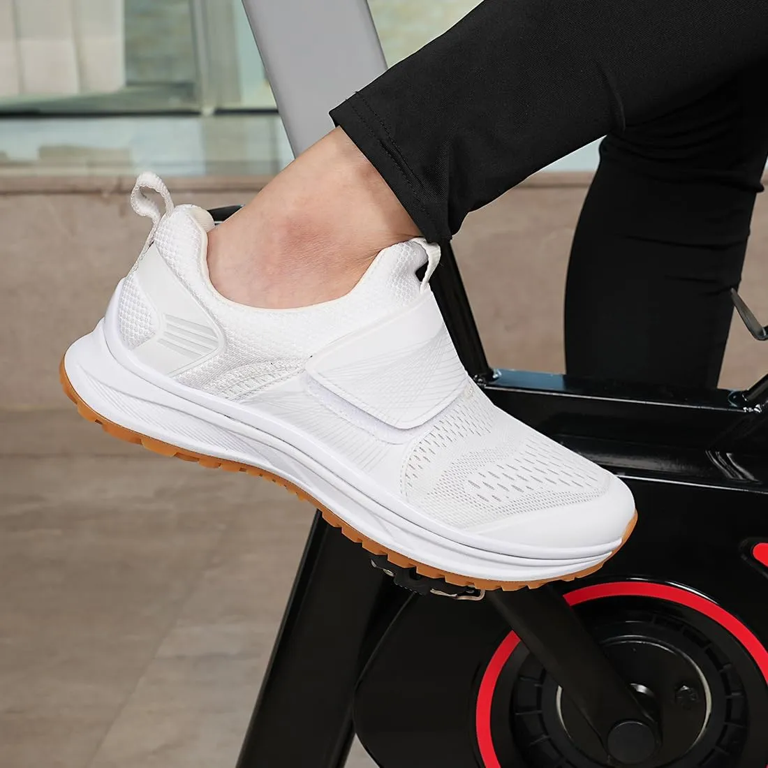 Women’s Indoor Cycling Shoes SPD Cleats Compatible Comfortable and Breathable Road Bike Shoes