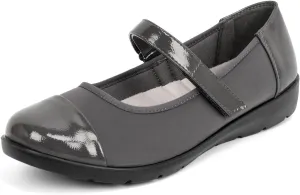 Women’s Orthopedic Mary Jane Flats Round Toe Comfortable Bunions Walking Shoes Dressy Orthotic Work Shoes with Arch Support