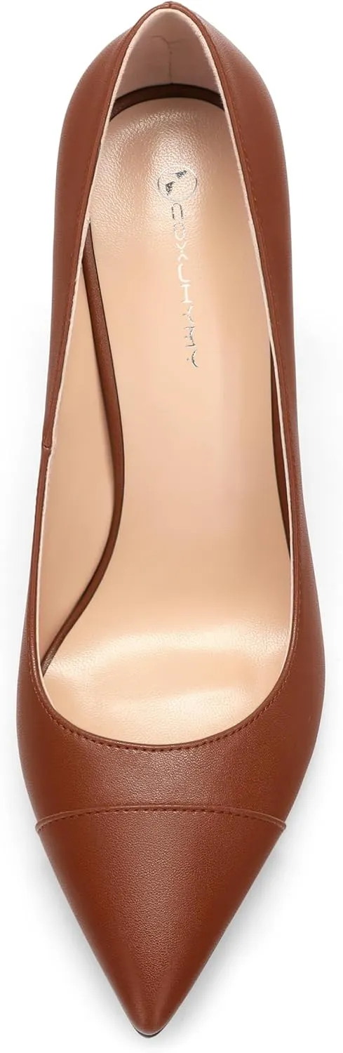 Women's Pumps, Pointed Toe High Heel Fashion Shoes for Women, Women Shoes for Workplace, Street and Banquet.3.9inches