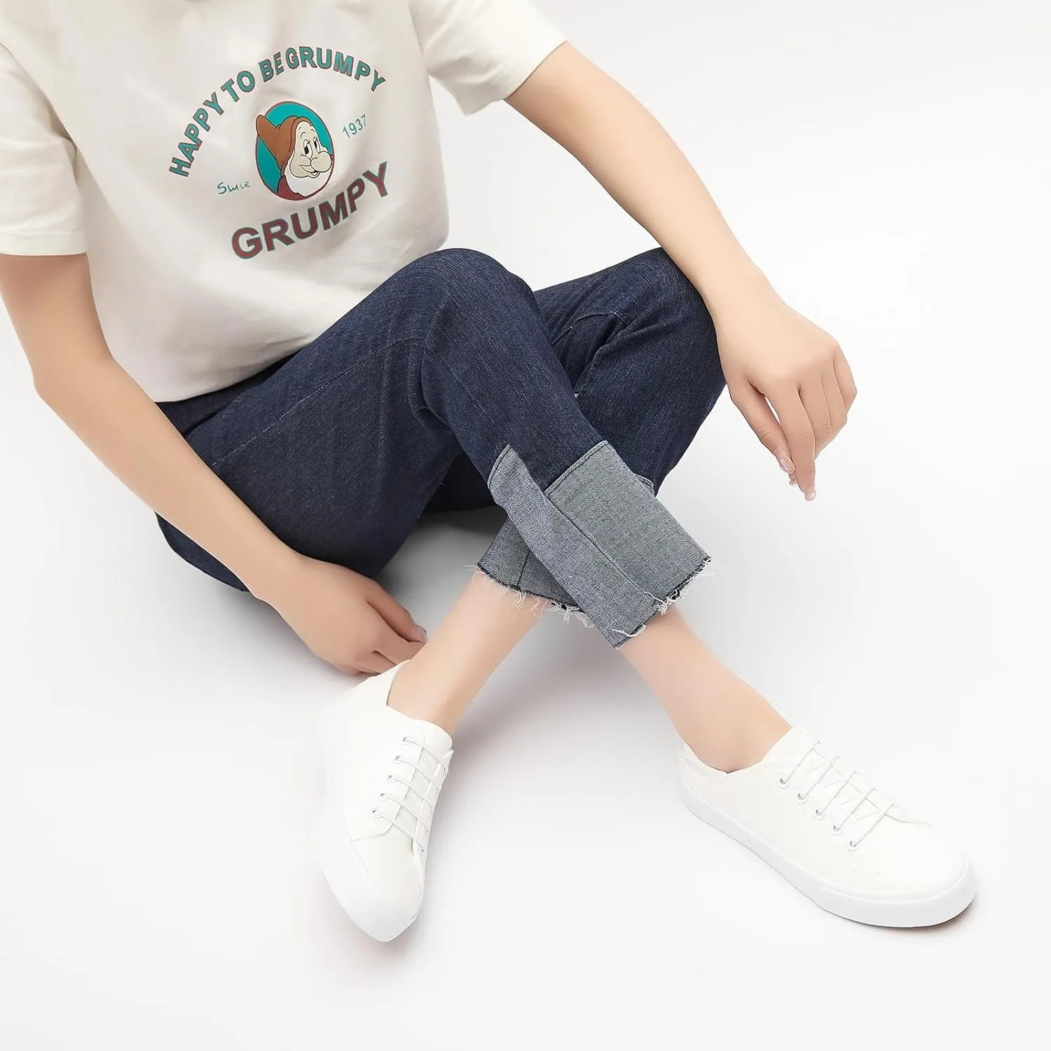 Women's Slip on Shoes PU Leather Slip on Sneaker Fashion White Tennis Shoes Low Top Black Casual Shoes