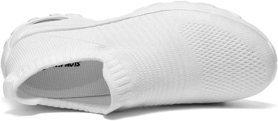 Women's Walking Shoes Sock Sneakers - Mesh Slip On Air Cushion Lady Girls Modern Jazz Dance Easy Shoes Platform Loafers