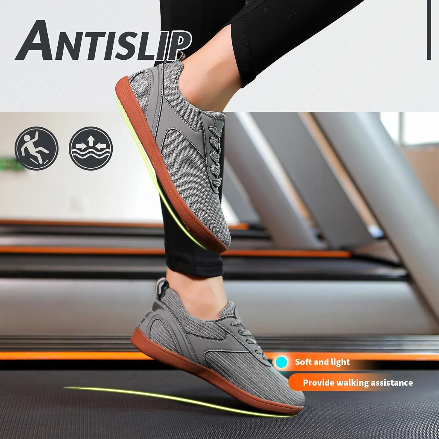 Womens Wide Toe Barefoot Shoes Comfortable Breathable Mesh Minimalist Walking Shoes Trendy Lightweight Slip On Zero Drop Workout Sneakers Casual Athletic Barefoot Sneakers