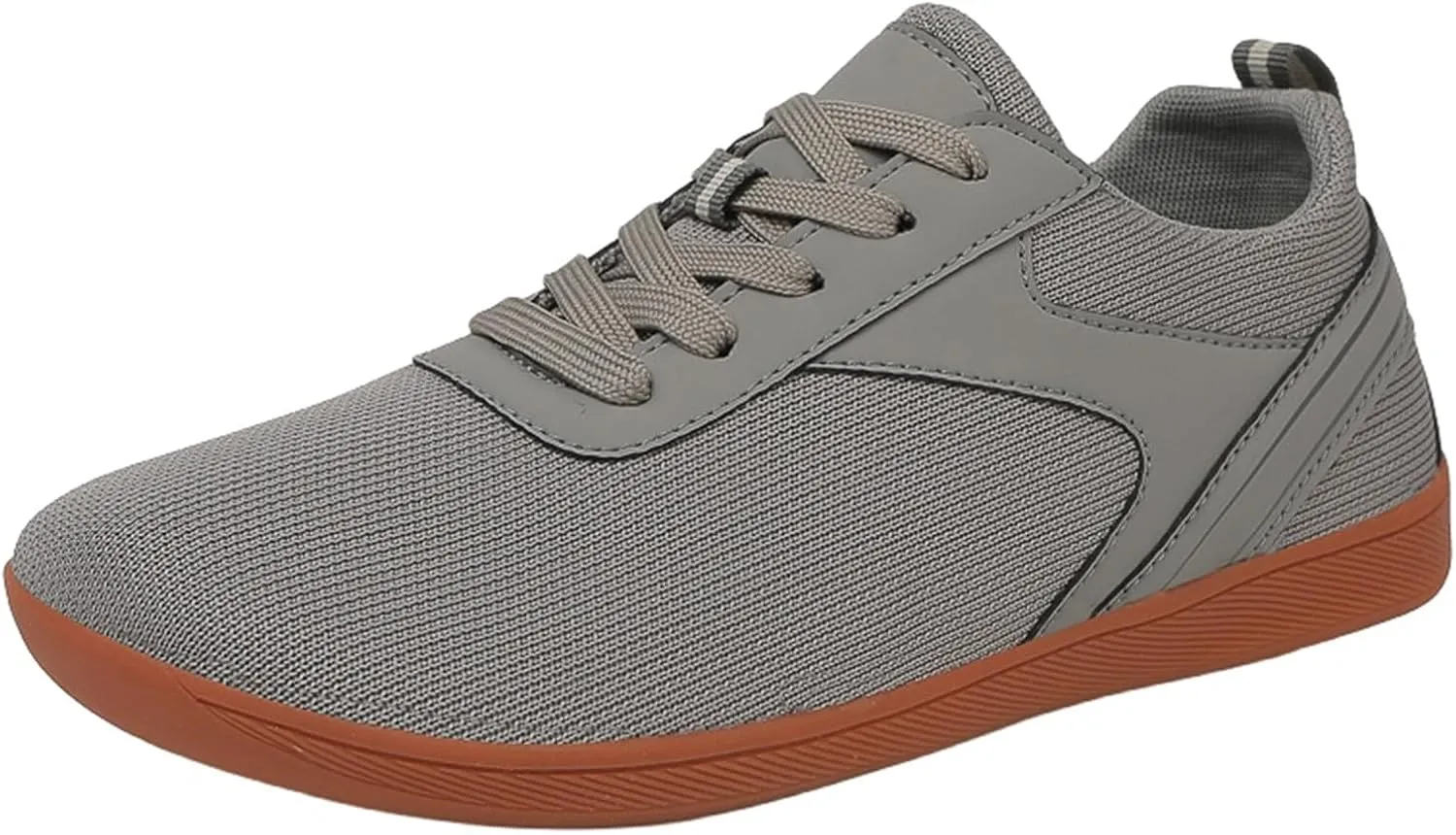 Womens Wide Toe Barefoot Shoes Comfortable Breathable Mesh Minimalist Walking Shoes Trendy Lightweight Slip On Zero Drop Workout Sneakers Casual Athletic Barefoot Sneakers