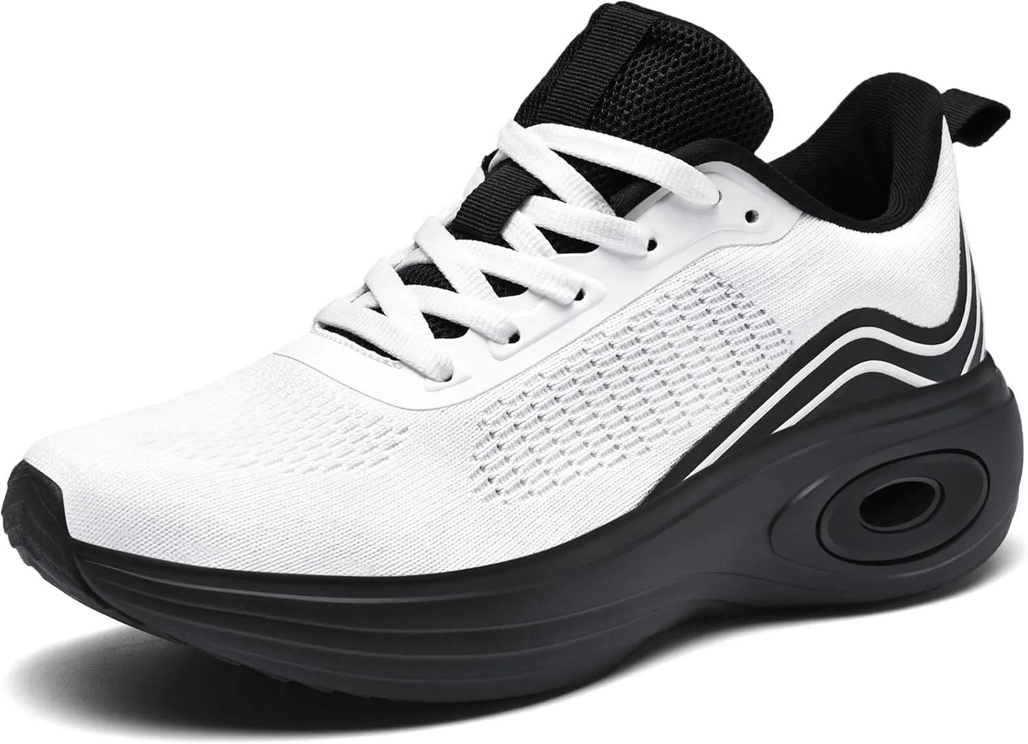 Wondamo Women's Walking Running Shoes Cushioning Lightweight Athletic Shoes Comfortable Supportive Non Slip Tennis Gym Workout Trainning Sneakers