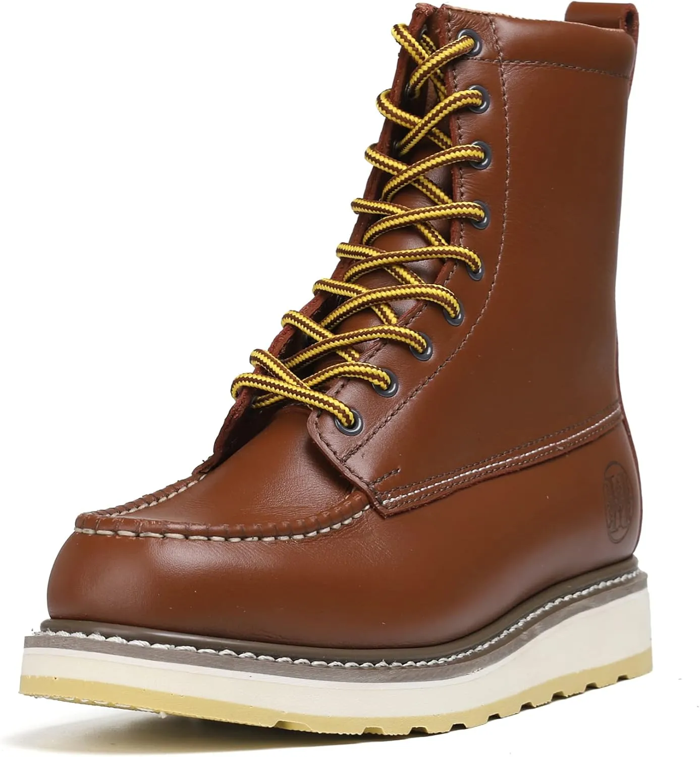 Work Boots for Men, 6" & 8" SureTrack Soft Toe Slip Resistant Moc Toe Mens Work Boots 84994/86994