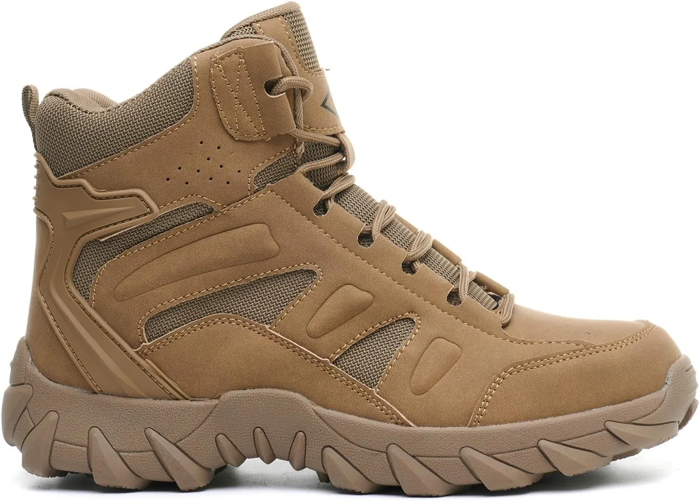 Work Boots for Men Comfortable Steel Toe Boots，Indestructible Industrial & Construction Safety Shoes Non Slip Mens Composite Toe Boots