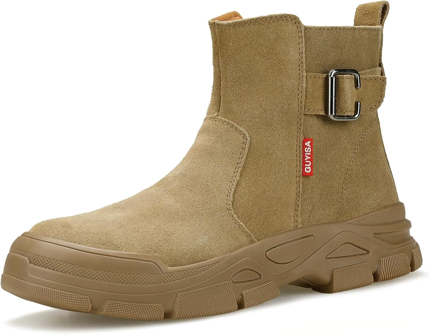Work Boots for Men Slip On Welding Boots for Men Indestructible Steel Toe Boots Men's Steel Toe Shoes Fireproof Safety Toe Shoes Construction Boots for Welder Men's Work Shoes.