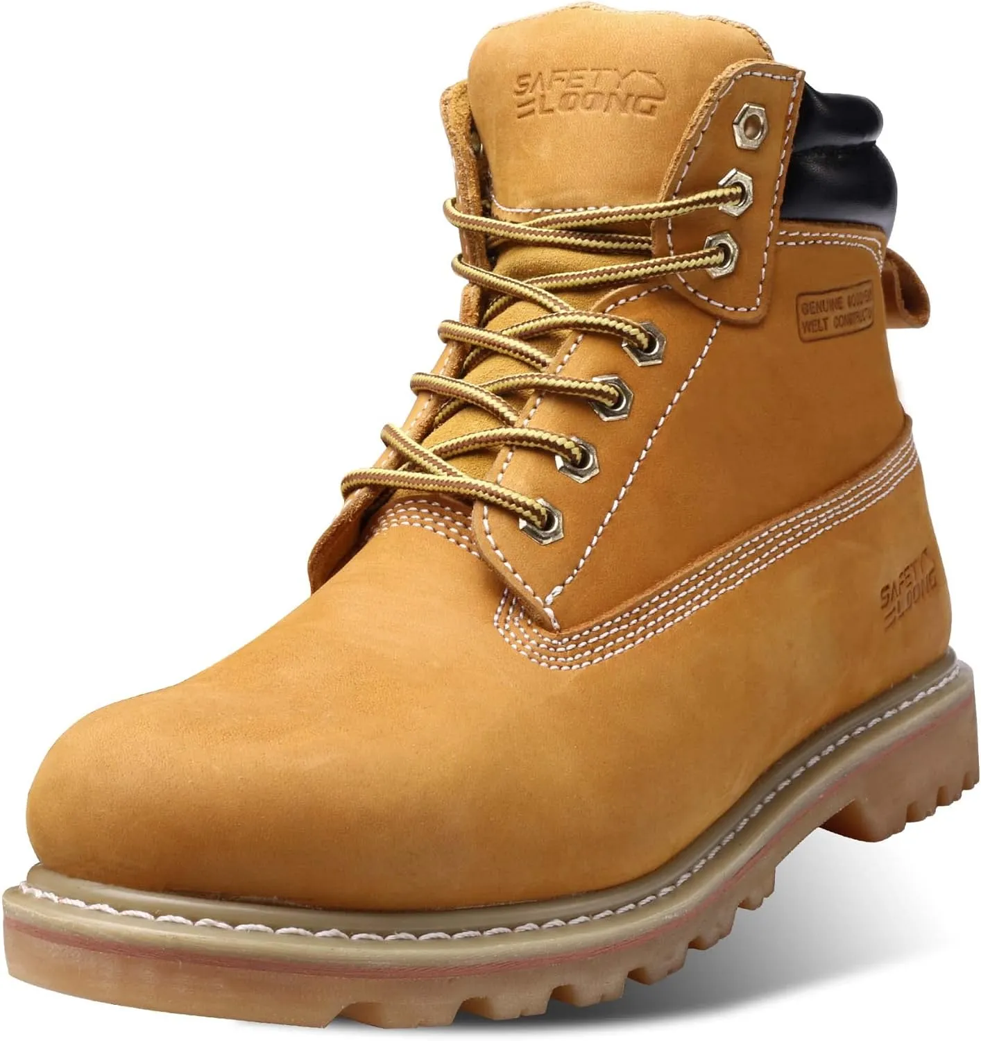 Work Boots for Men Waterproof Soft Toe Non Slip Comfortable Workboots