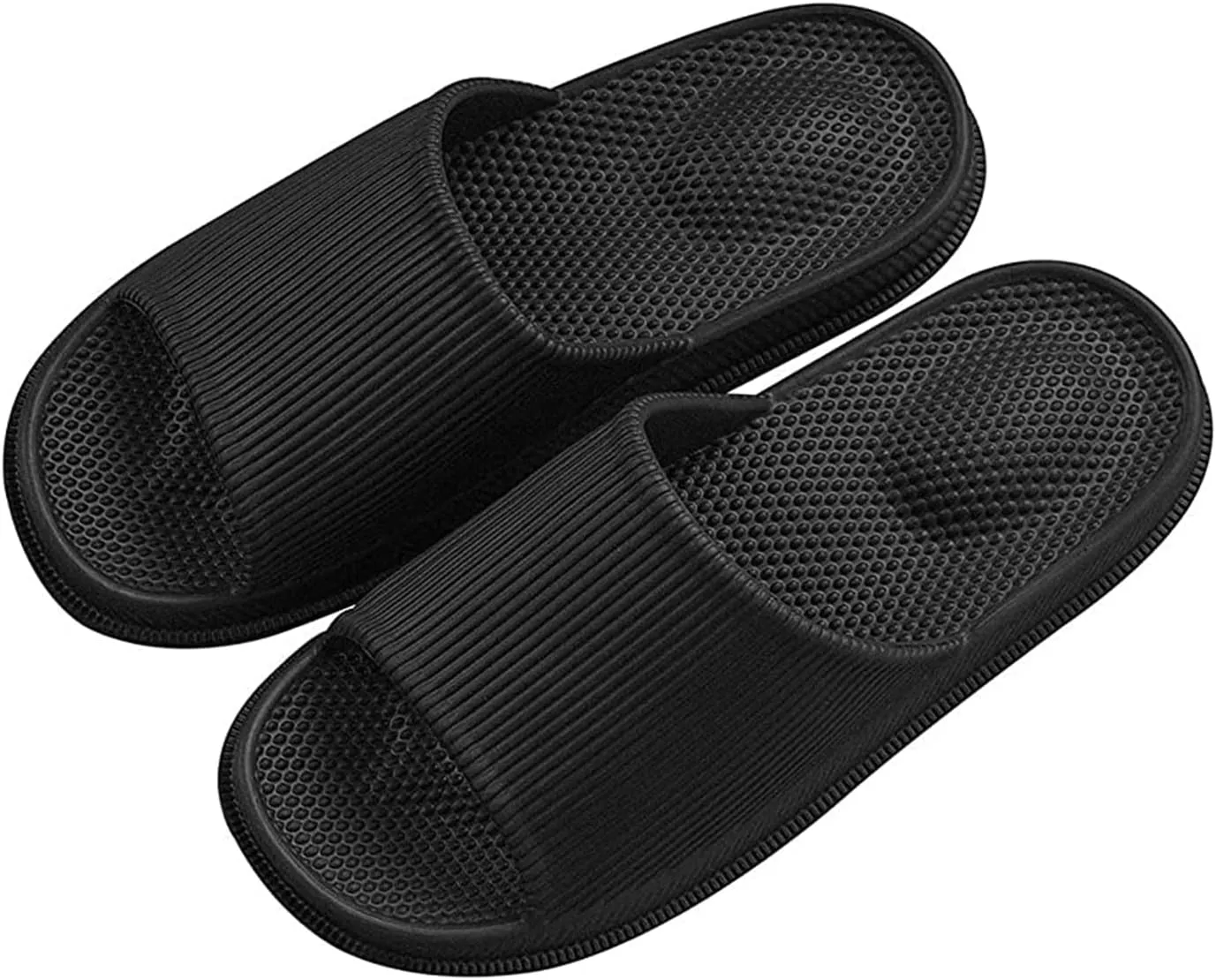 WYSBAOSHU Slippers for Women and Men House Slides Shower Sandals Non-Slip Spa Massage Foam Bathroom Pool Shoes