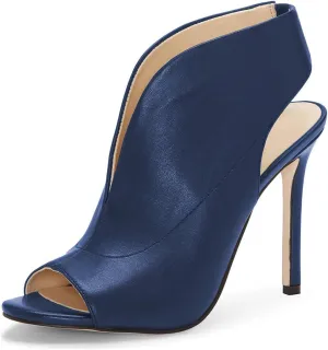 YDN Women's Chic Slingback Peep Toe Stiletto High Heel Sandals Ankle Boots Cutout Party Office Shoe Size 4-15 US